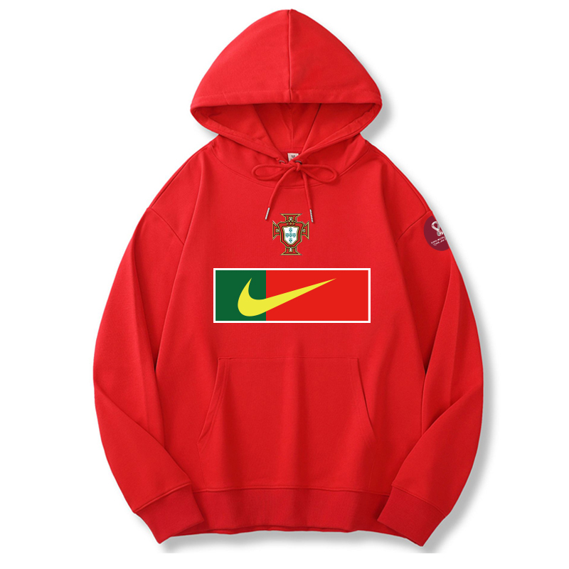Men's Portugal World Cup Soccer Hoodie Red 001 Men's Portugal World Cup Soccer Hoodie Red 001